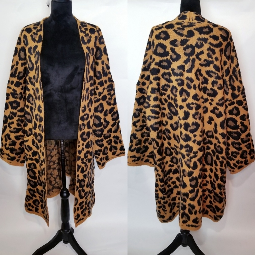 Leopard Print Cardigan - Picture 1 of 5